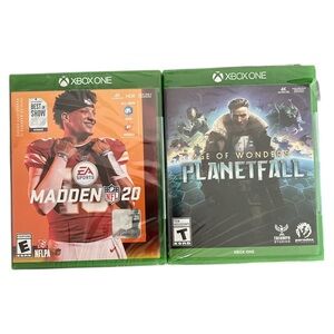 NFL Green Xbox One Game Collection New 2 Bundle